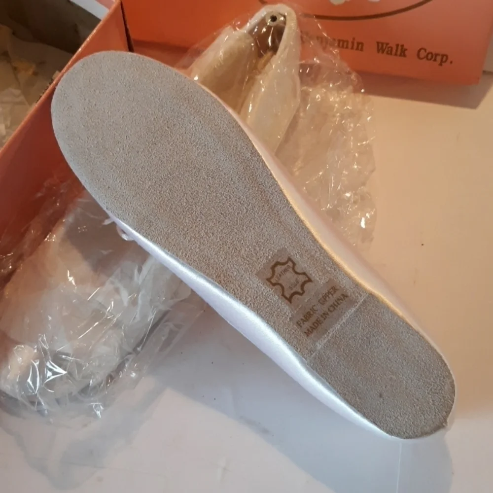 Vintage 1980s Touch Ups satin ballerina slippers 3